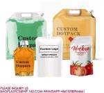 Manufacture Custom Print Liquid Pouches Fruit Juice Jelly Bag Drink Cute Baby