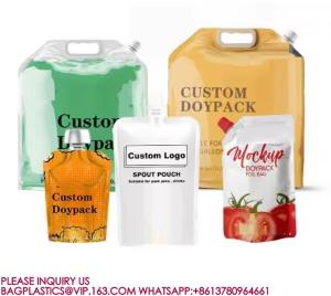 China Manufacture Custom Print Liquid Pouches Fruit Juice Jelly Bag Drink Cute Baby Spout Pouch factory