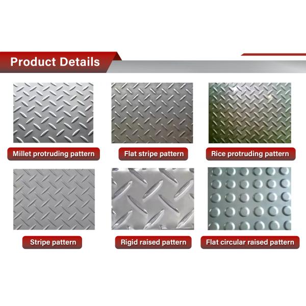 Best Selling 800mm Width Checkered Galvanized Steel Sheet Tear Drop Pattern Metal Plate Stair Tread for Walkway ASTM Compliant