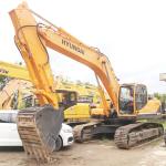 Used Hyundai 305 Excavator 30 Ton Rate Speed 4.2 km/s Health Condition Made in