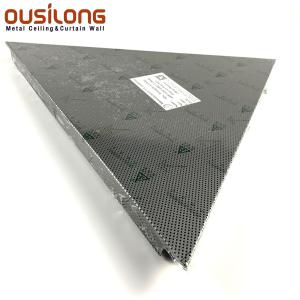 China PVDF Coating 1.2mm Trim In Silver Office Ceiling Tiles factory