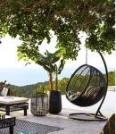 Hanging Glider Outdoor Garden PE Rattan Swing Chair Hanging House Hotel