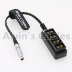2 Pin Lemo To 4 Port Female D-Tap Splitter RED DSMC2 Jetpack RTmotion Sidekick
