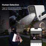 Outdoor Starlight Night Vision Two Way Audio 4MP 5MP CCTV Ip Security Camera POE