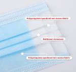 Disposable 3ply Medical Face Mask CE Class I Personal Respiratory Protection 3