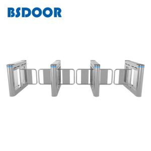 China Office Building Gym Pedestrian Swing Speed Gate Turnstile With Brushless Motor factory