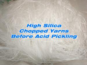 China Stapled High Silica Glass Fiber Yarns factory