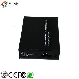 China Lightweight Black Color Fiber Ethernet Media Converter Extremely Low Power Consumption factory
