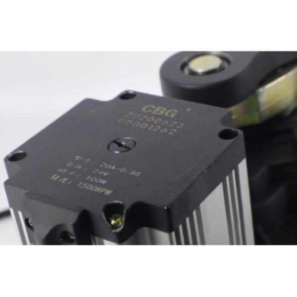 China 24V 120W Boom Barrier Mechanism with 2000RPM DC Brushless Motor and 17RPM Output Speed for Parking Lots factory