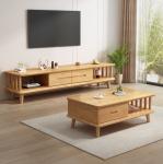Modern Solid Wood TV Table TV Stands Cabinets For Living Room General Home