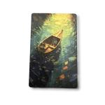 Printed / Engraved RFID Wood Card RFID Business Card ISO/IEC 14443-A