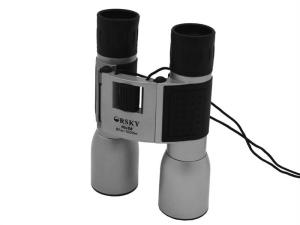 China Folding Lightweight Travel Binoculars With Neck Strap , High Powered 12x32 Binoculars factory