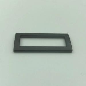 China Black Color Metal Hook Buckle For Leather Belt Fashion Design factory
