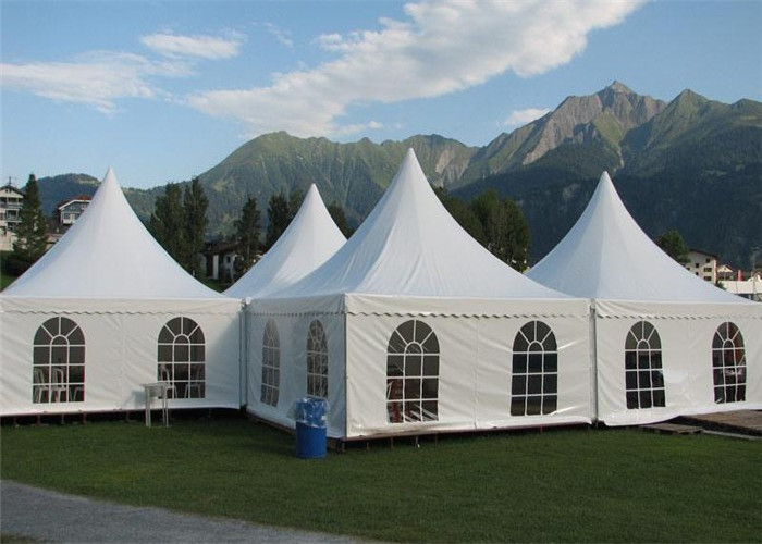 Stable Small 3x3m Outside Party Tents Two White Windows Sidewalls