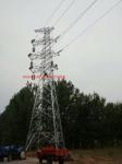 Galvanized Electric Transmission Tower Arc Welding Durable Q235 Q235
