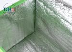 Promotional Insulated Cooler Bags , Insulated Food Bags Embroidered Green