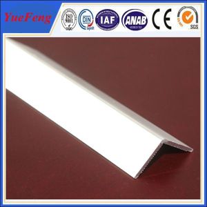 China extruded profile aluminium angle for industry using drawings design factory