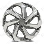 PCD 5x100-120 20 Inch Honda Replica Wheels 20x8.5 Black Gray JWL