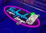 Lounge 10cm Acrylic Neon Light Sign Square Backboard