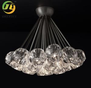 China Used For Home/Hotel GY8 Modern Fashionable Clear Glass Pendant Light factory