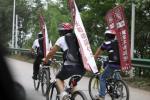 Backpack flying Advertising flag Banners with bag and pole