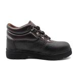 Brown Anti Puncture Safety Shoes Durable Iron Toe Shoes Anti Smash