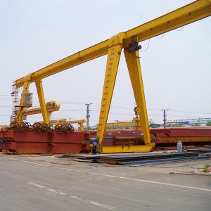 China A3 7m / Min Single Girder Gantry Crane Press Precast Slab Pendant Button factory