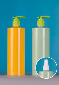China 550ML Green Shampoo Conditioner, Body Wash Refillable Shower Bottles with Pumps factory