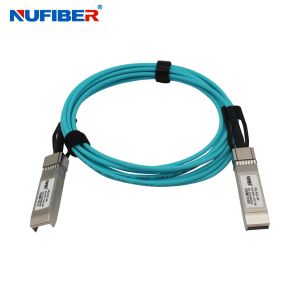 China 10G Active Optical Cable SFP+ to SFP+ 10G Fiber Cable OM3 10m compatible with Cisco/Huawei on sale
