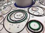 Multi Colored Nitrile Butadiene Rubber O Ring Oil Resistant OEM / ODM Service