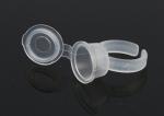 Transparent Flip Anti Oxidation Microblading Ink Cup Ring With Cover