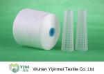 Raw White 20s/4 100 Polyester Spun Yarn , Polyester Ring Spun Yarn Knotless