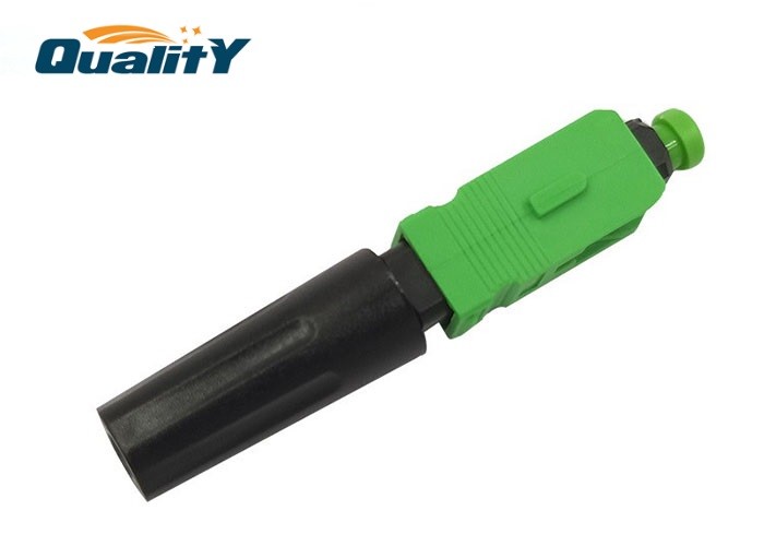 Direct Plug Type SC APC Fiber Connector Single Mode For Wide Area Networks / Sc Apc Fast Connector