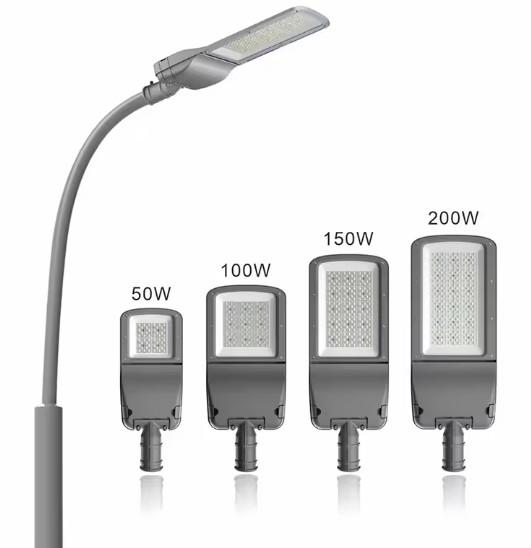 70Ra Outdoor LED Street Light Die Casting Aluminum Photocell Light Sensor High