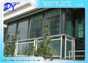 China Corridor Fixed Invisible Grille 7X7 Stainless Steel Wire Rope For Condo Safety factory