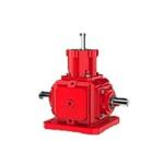 Foot Mounted T25 Series Spiral Bevel Gearbox Solid Shaft