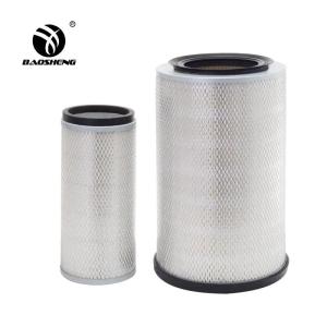 China HITACHI EX250-5G Excavator Air Filter 345*221mm 4642122 P789077 factory