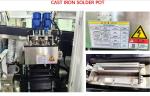 Hot Air Lead Free Wave Solder Machine Cast Iron Wave Solder Pot