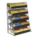 Custom Size Color logo red gondola shelving