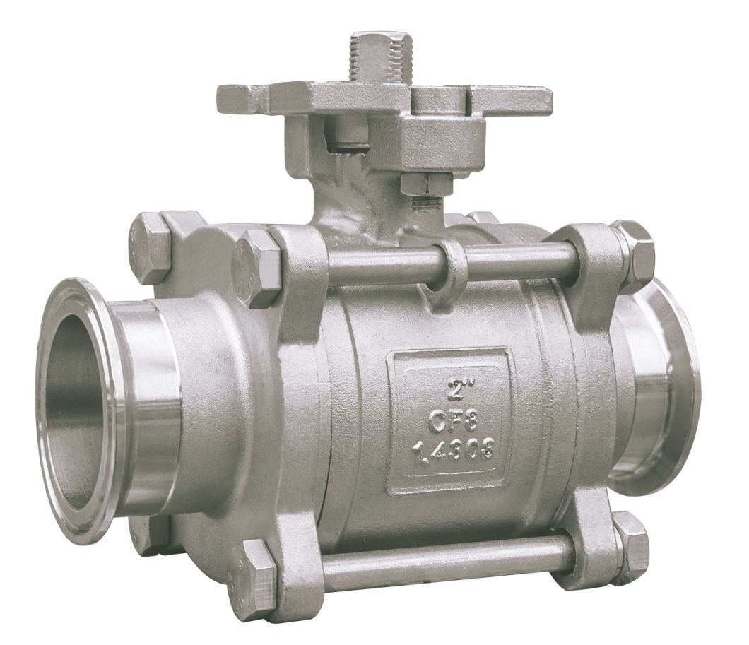 3PC Clamp Ball Valve (Q81F-1000WOG)