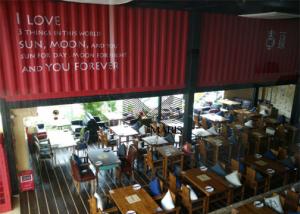 China High Quality Shipping Container Restaurant , Modern Style Container Restaurant factory