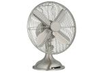 12" Oscillating Metal Desk Fan Oil Rubbed Bronze Color 120V Air Circulator