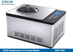 China Stainless Steel Portable Ice Cream Maker , Electric Ice Cream Freezer factory