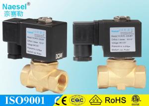 China Normal Closed Pilot Operated Directional Valve , NC Energized Miniature High Pressure Solenoid Valve factory