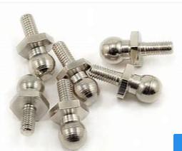 China 304 SS Round Ball Head Screw For Auto Fastener Bolt M8 Custom 1.25 Pitch factory
