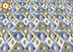 Gold Powder Dispersed Warp Knitted Printed Fabric 100% Polyester