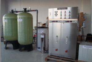China 1000 liters per hour alkalescent water ionizer incoporating with the industrial water treatment system factory