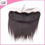 100% Virgin Human Hair Frontal Lace Closure with Baby Hair 13x4 Peruvian Virgin