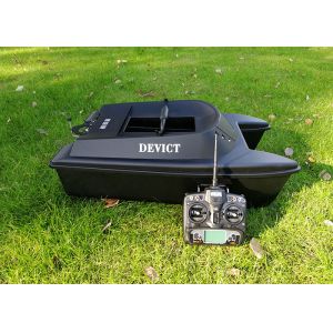 China Catamaran autopilot bait boat DEVC-300 black ABS plastict Material factory