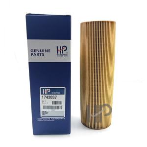 China Excavator heavy truck 1742037 engine oil filter element high quality factory